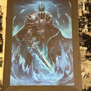 WoW Arthas Displate (metal art print)